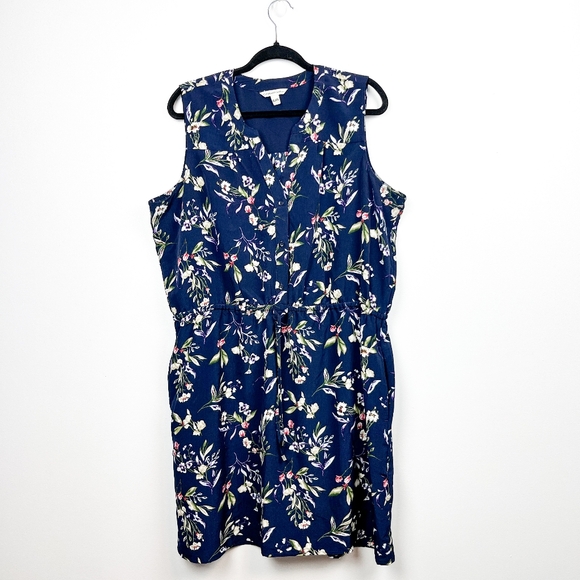 Catherine Malandrino Dresses & Skirts - Catherine Malandrino Blue Floral Summer Dress